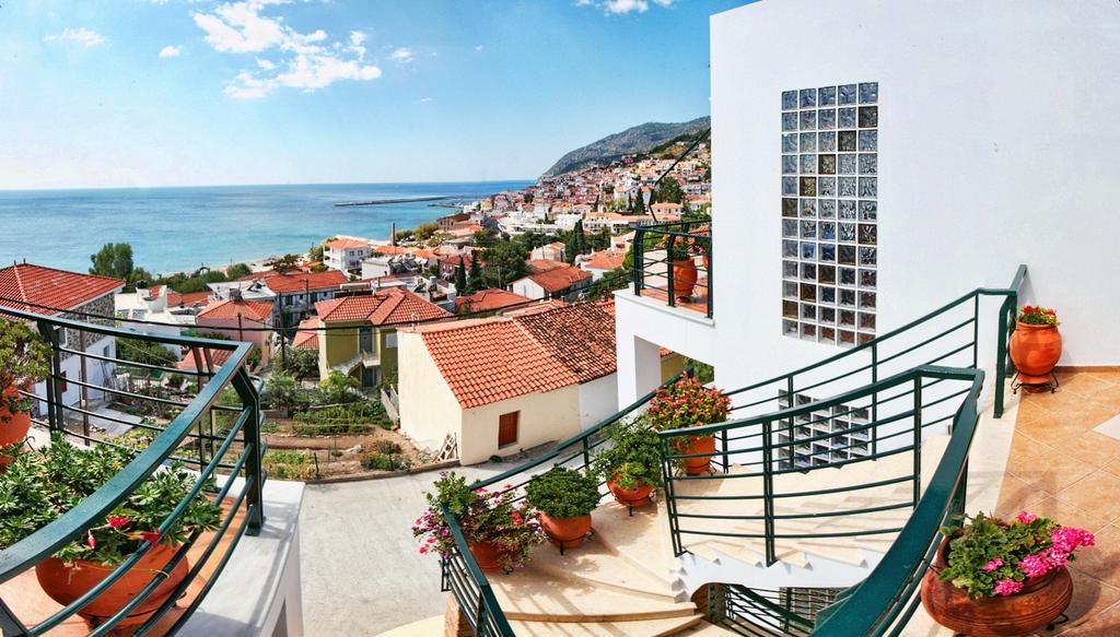 Panorama Apartments Plomari Exterior photo